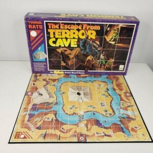 Vintage Cadaco 1990 The Escape From Terror Cave Working No Comic Book Included